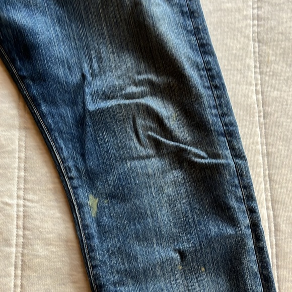 Polo Ralph Lauren Varick Slim-Straight Paint Splatter Denim 34x30 - Picture 3 of 7